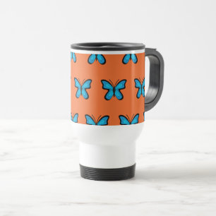 Mug De Voyage Papillon bleu