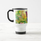 Mug De Voyage Papillon Bleu Orange ailes (Gauche)