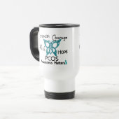 Mug De Voyage Papillon celtique 3 de PCOS (Devant gauche)