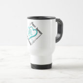 Mug De Voyage Papillon d'amour d'espoir de foi - conscience de (Devant droit)