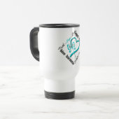 Mug De Voyage Papillon d'amour d'espoir de foi - conscience de (Devant gauche)