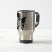 Mug De Voyage Papillon de deux tons (Devant droit)