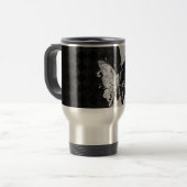 Mug De Voyage Papillon de deux tons (Devant gauche)