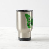 Mug de voyage Papillon de sensibilisation à la mal (Centre)