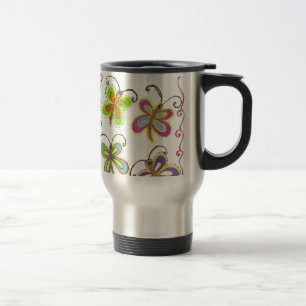 Mug De Voyage Papillon Féminin