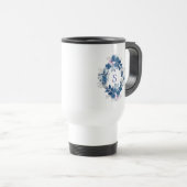Mug de voyage Papillon Floral (Devant droit)