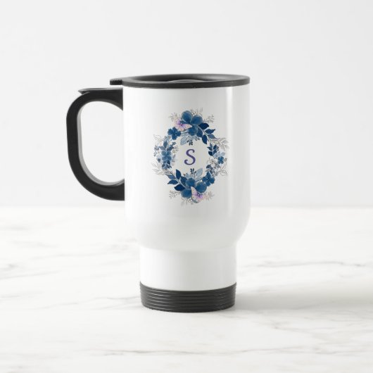 Mug de voyage Papillon Floral (Gauche)