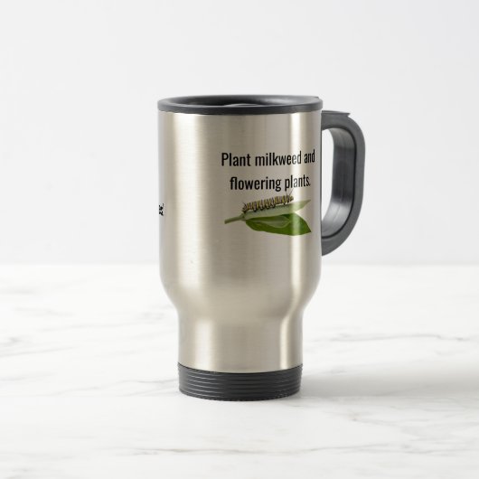 Mug De Voyage Papillon monarque (Devant droit)