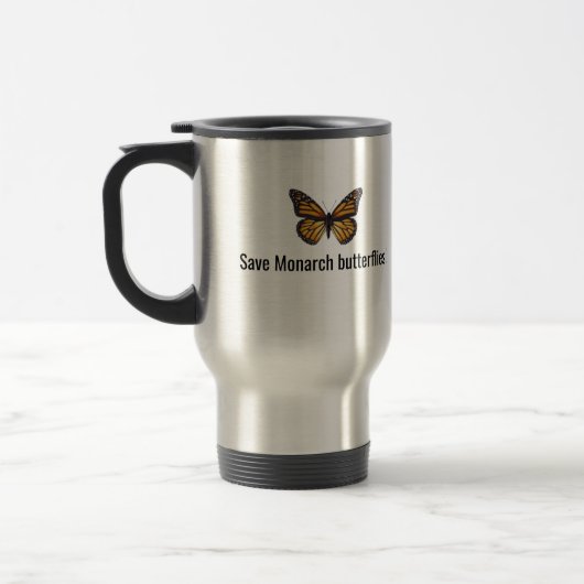 Mug De Voyage Papillon monarque (Gauche)