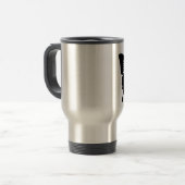 Mug De Voyage Papillon noir (Devant gauche)