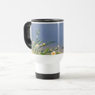 Mug De Voyage Papillon Paisible Coucher de Soleil Ciel Nature Es