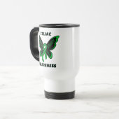 Mug De Voyage Papillon/Sensibilisation...Céliaque (Devant gauche)