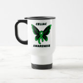 Mug De Voyage Papillon/Sensibilisation...Céliaque (Gauche)