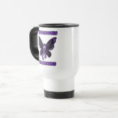 Mug De Voyage Papillon/Sensibilisation...Sarcoïdose (Devant gauche)
