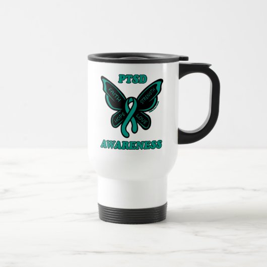 Mug De Voyage Papillon/sensibilisation...TSPT Voyage Mug (Droite)