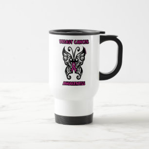 Mug De Voyage Papillon/Tribal...Cancer du sein