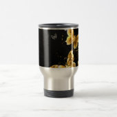Mug De Voyage Papillons dorés et blancs (Centre)