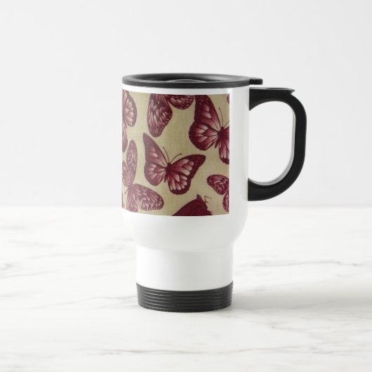 Mug De Voyage Papillons pourpres (Droite)