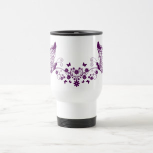 Mug De Voyage Papillons violets