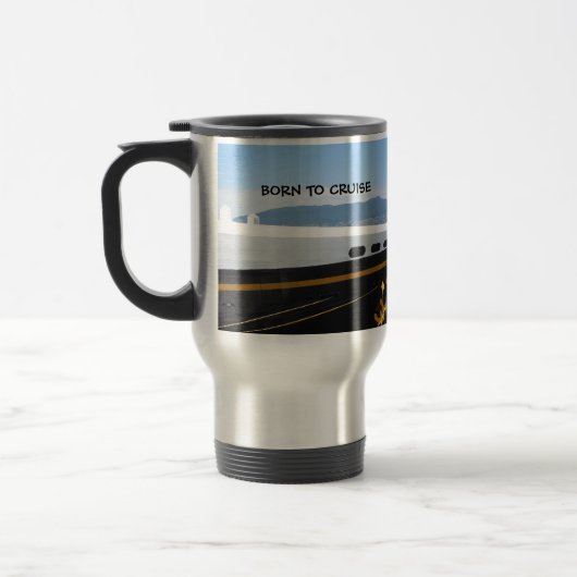 Mug De Voyage Paquebot de croisière (Gauche)