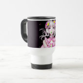 Mug De Voyage Pâques/printemps Anime fille (Devant gauche)