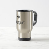 Mug De Voyage Parachutisme (Devant droit)