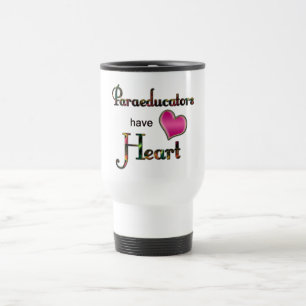 Mug De Voyage Paraeducators ont le coeur