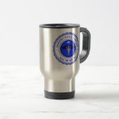 Mug De Voyage Paramedics EMT personnalisés Caduceus (Devant droit)