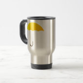 Mug De Voyage Parapluie jaune (Devant gauche)