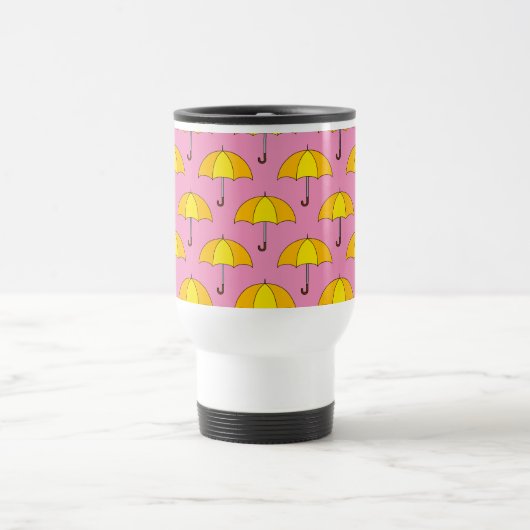 Mug De Voyage Parapluie jaune (Centre)