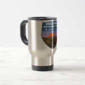 Mug De Voyage Parc national des Badlands sauvage dakota sud (Devant gauche)