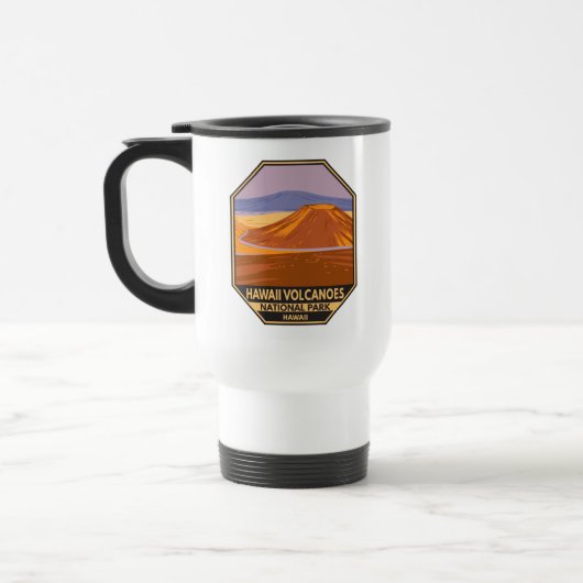 Mug De Voyage Parc national des volcans d'Hawaii Mauna Kea Vinta (Gauche)