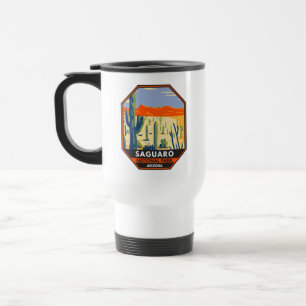 Mug De Voyage Parc national du Saguaro Arizona Giant Cactus Vint