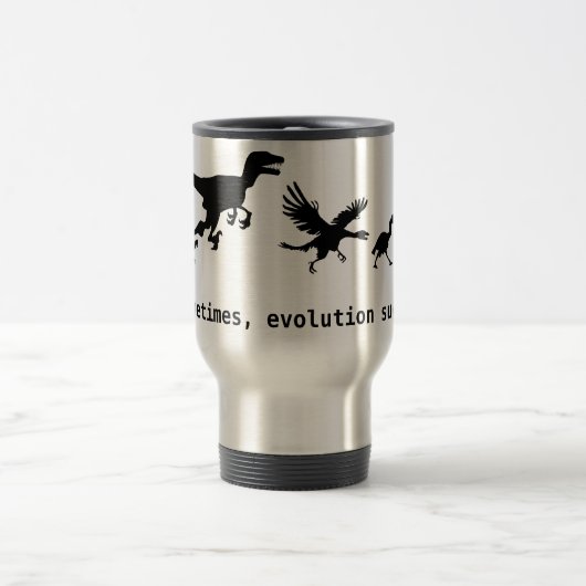 Mug De Voyage Parfois, l'évolution suce (Centre)