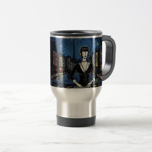 Mug De Voyage Paris DJ Art Collection（クラブカルチャー × パリ アートシリーズ） (Devant droit)