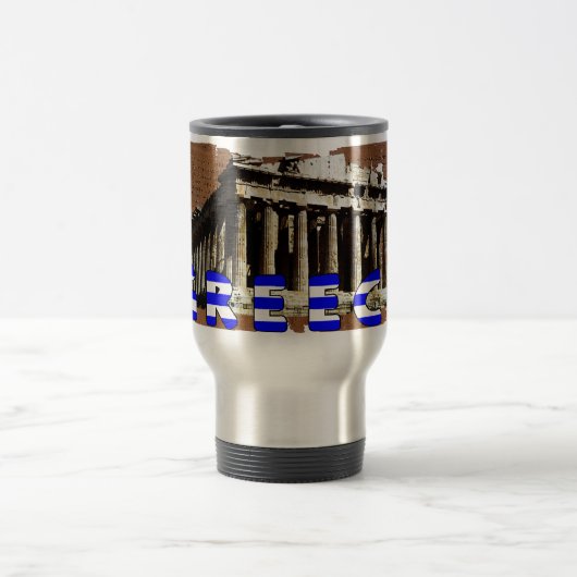 Mug De Voyage Parthenon Grèce (Centre)