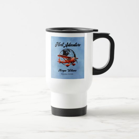 Mug De Voyage Partie de retraite Prochain plan de voyage aventur (Droite)