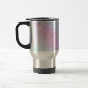 Mug De Voyage Parties scintillant Iridescente Magique Éclat rose