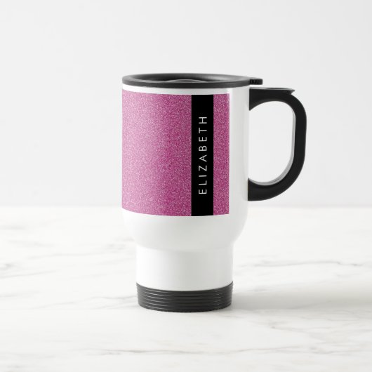 Mug De Voyage Parties scintillant rose, Arrière - plan Parties s (Droite)