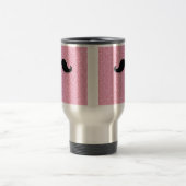 MUG DE VOYAGE PARTIES SCINTILLANTES NOIRES GIRLY DE ROSE DE (Centre)