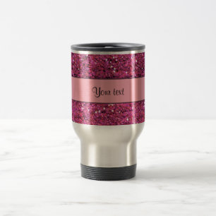 Mug De Voyage Parties scintillantes roses scintillantes