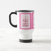 Mug De Voyage Partir À Paris Ou Fresno Drôle Voyage Slogan (Gauche)