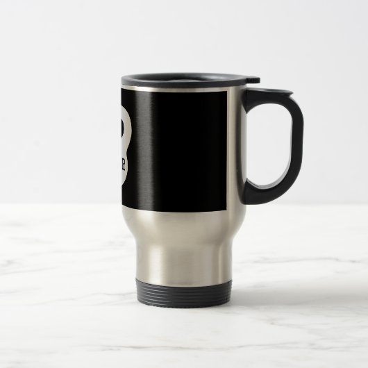 Mug De Voyage Partouzeur de Kettlebell (Droit)