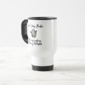 Mug De Voyage Pas aujourd'hui pâturage de génisse… (Devant gauche)