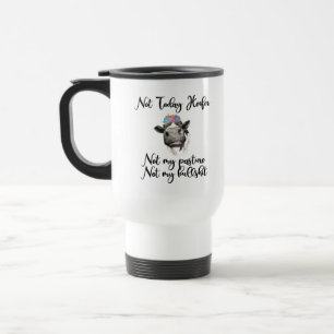 Mug De Voyage Pas aujourd'hui pâturage de génisse…