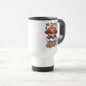 Mug De Voyage Pas de café beaucoup grincheux (Devant droit)