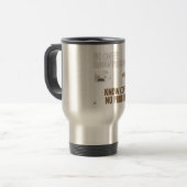 Mug De Voyage Pas de café, pas de problèmes (Devant gauche)