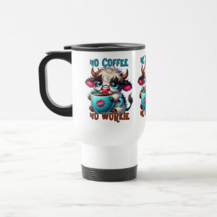 Mug De Voyage Pas de café, pas de travail 