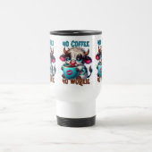Mug De Voyage Pas de café, pas de travail (Centre)