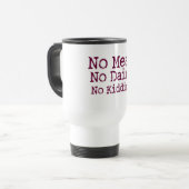 Mug De Voyage Pas de message Vegan de viande (Devant gauche)